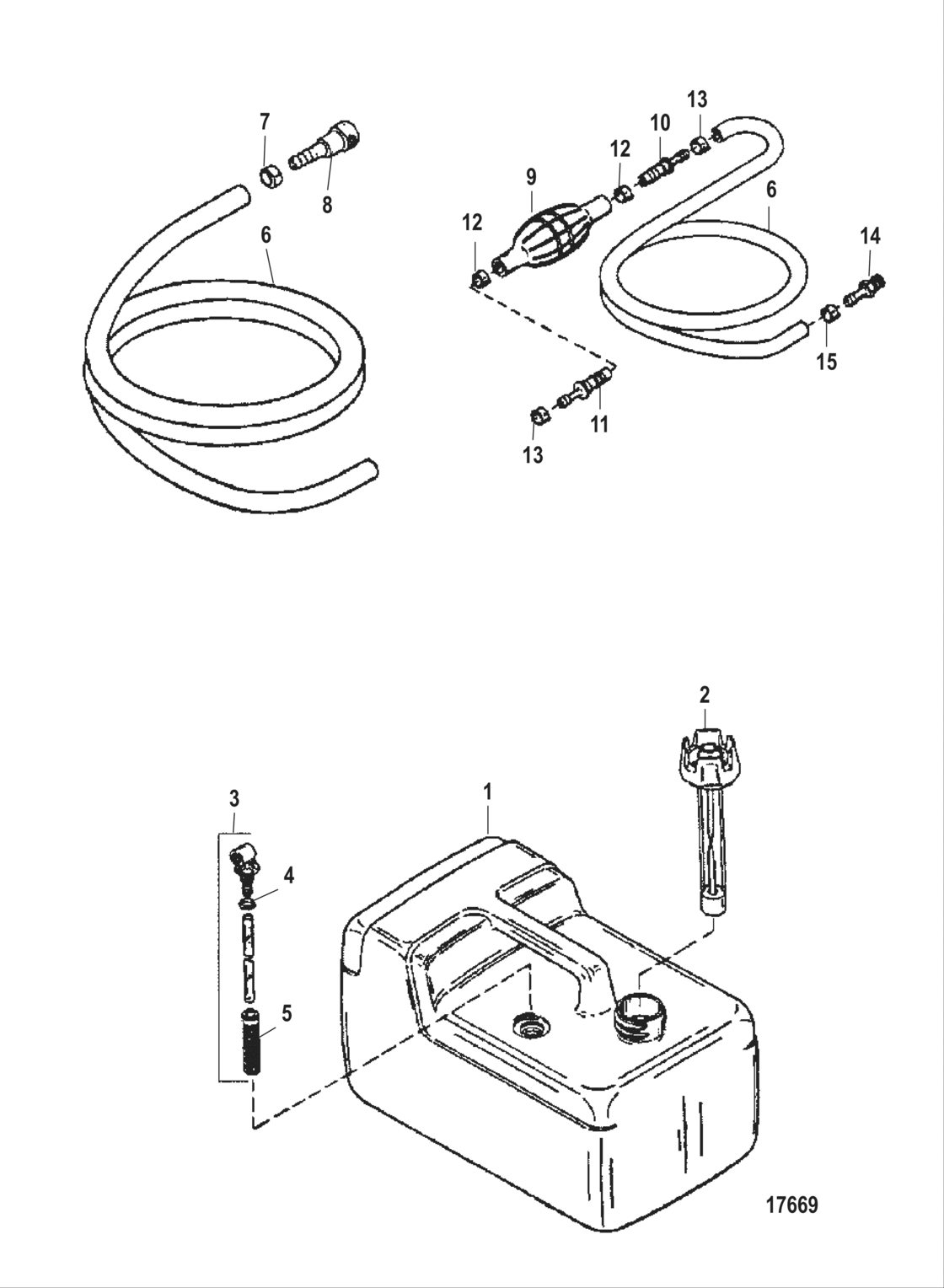 Fuel Tank Assembly (Plastic 3.2 Gallon)