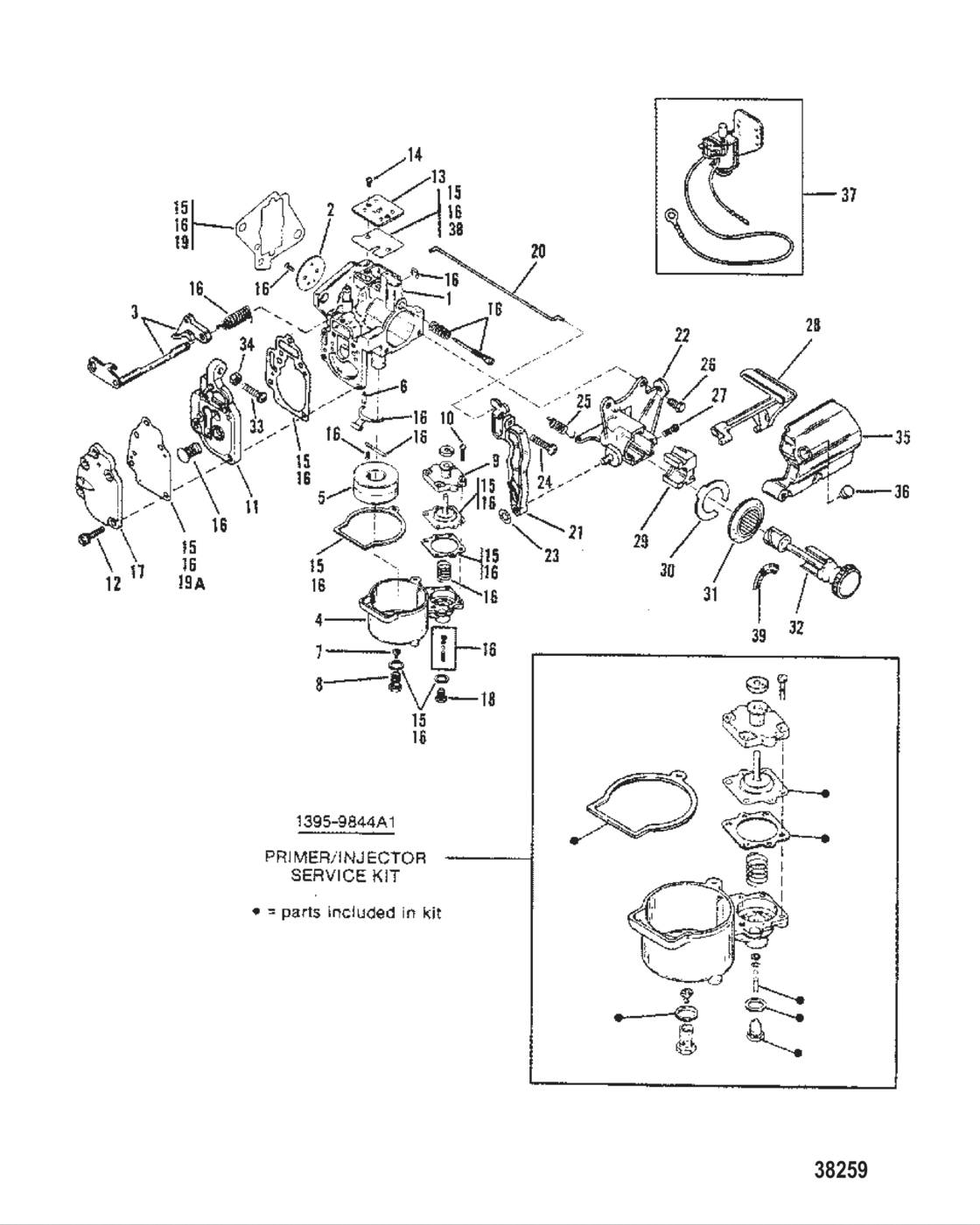 Carburetor Wmc 17\17B\17C\18\18A\18B\20/20A/20B\23