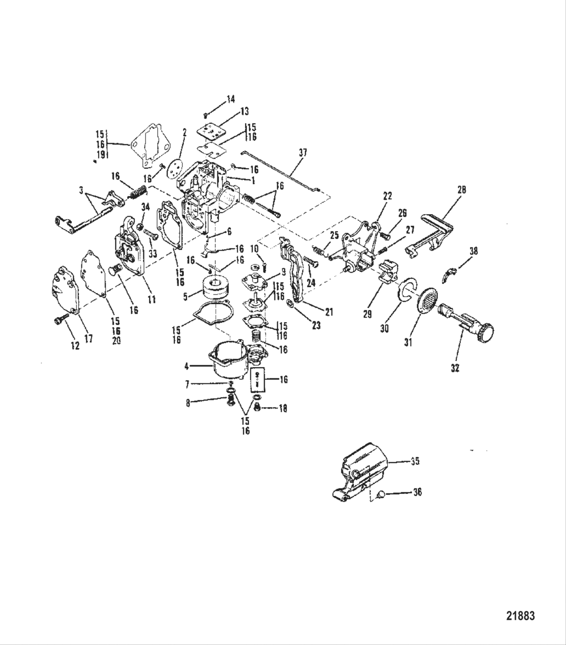 Carburetor Assembly (15)