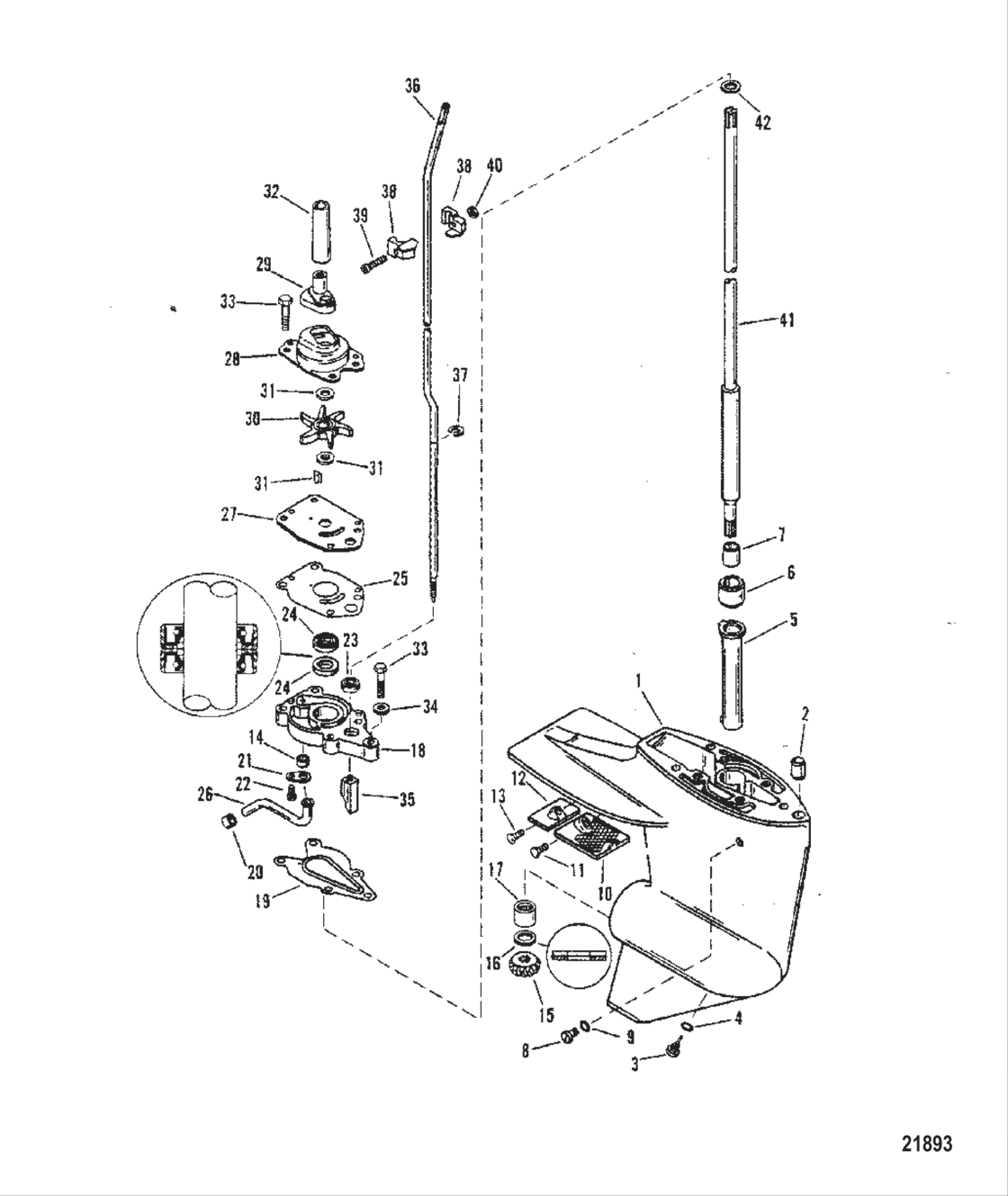 Gear Hsg (Driveshaft)(Design Ii-Refer To Reference #41)