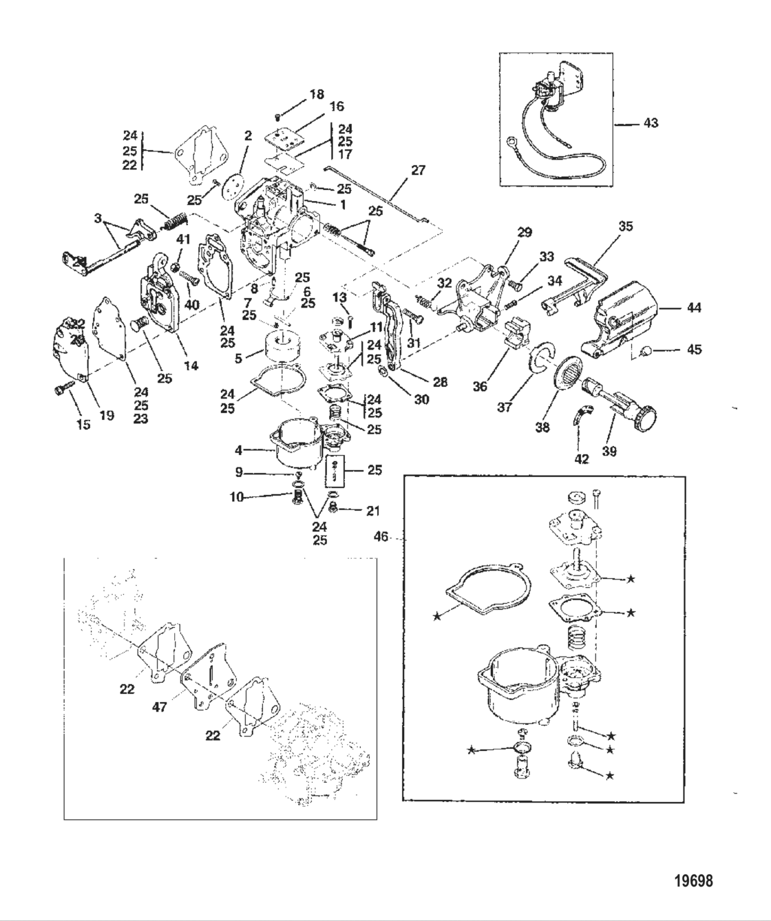Carb (6/8)(9.9 -Usa-S/n-0G112449/bel-S/n-9831799 &amp; Below)