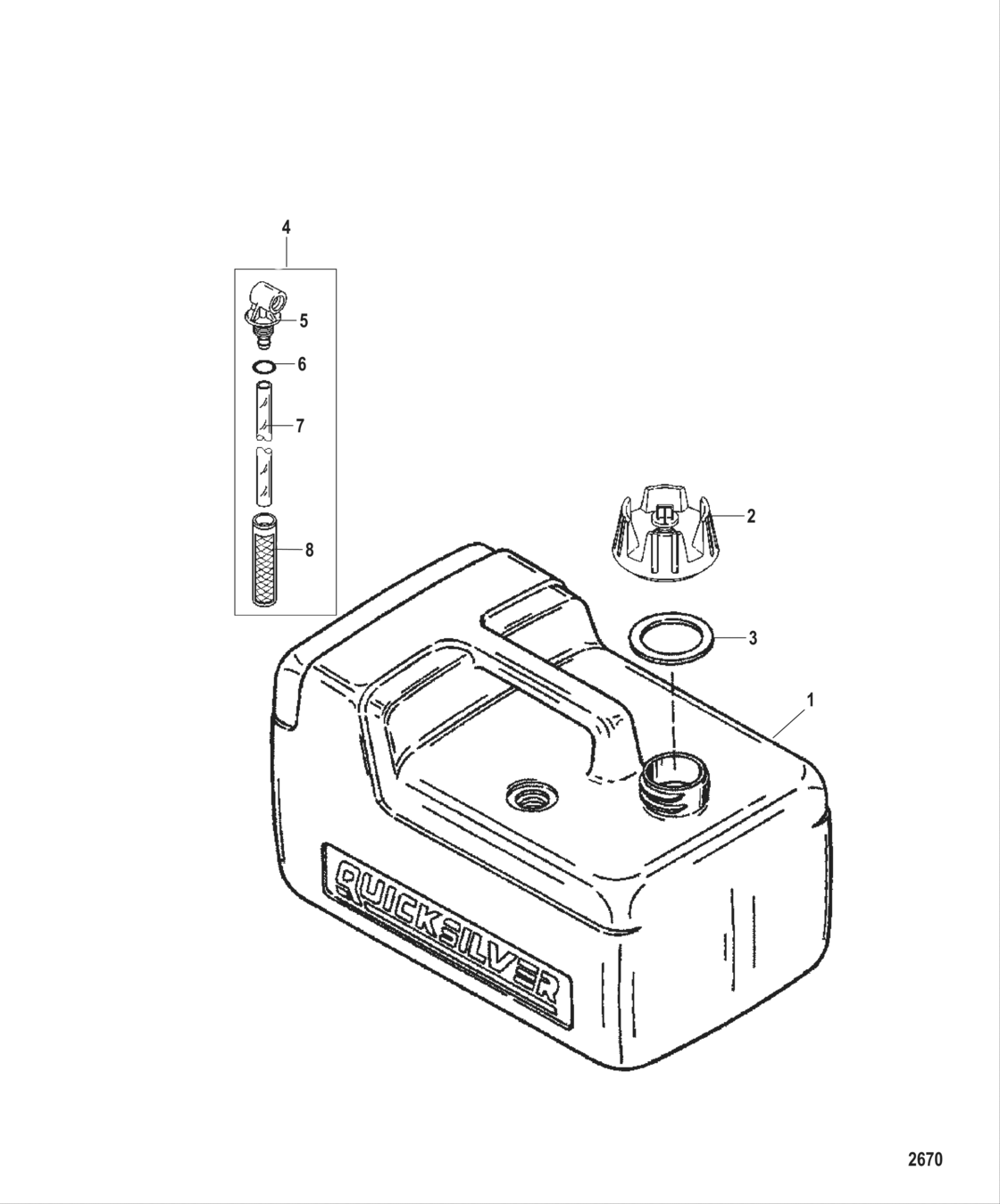 Fuel Tank Assembly (3.2 Gallon)