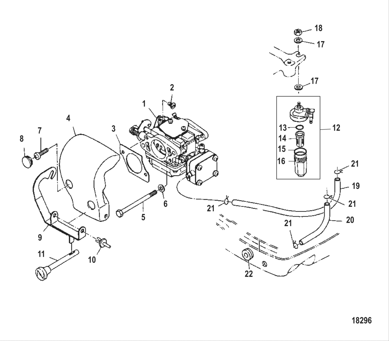 Air Silencer And Fuel Lines