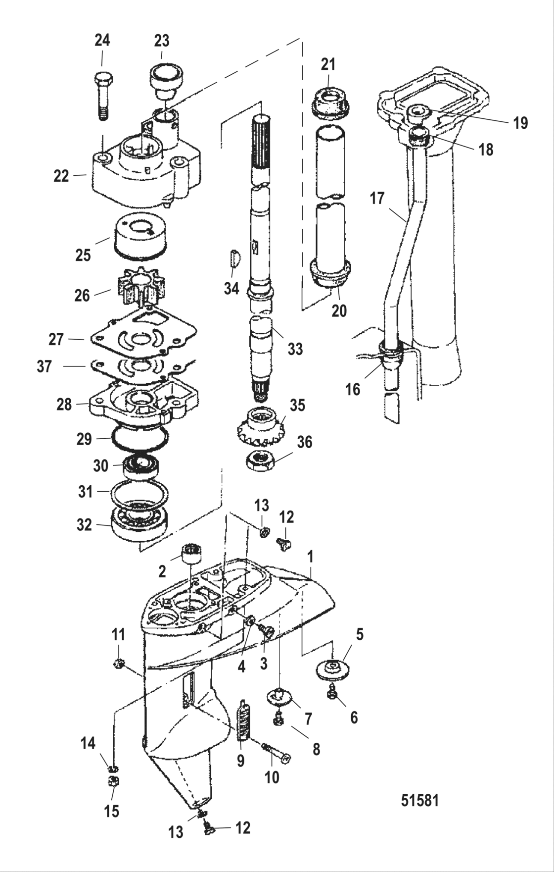 Gear Housing (Driveshaft)