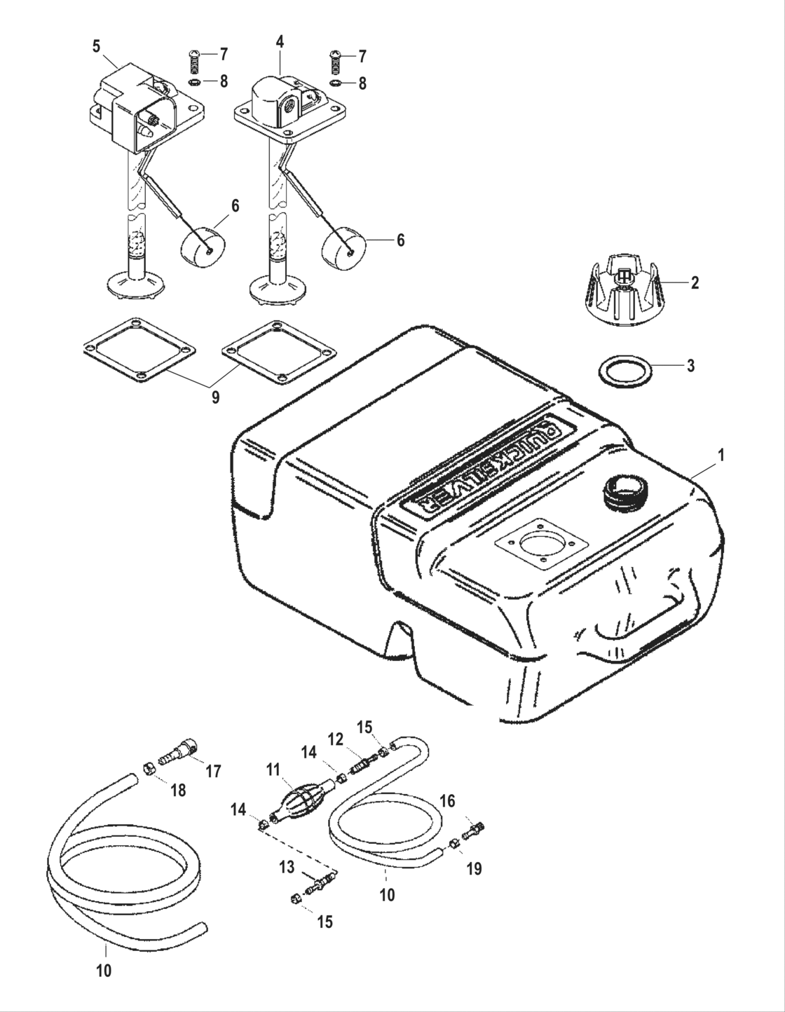 Fuel Tank (Plastic- 6.6 Gallon)