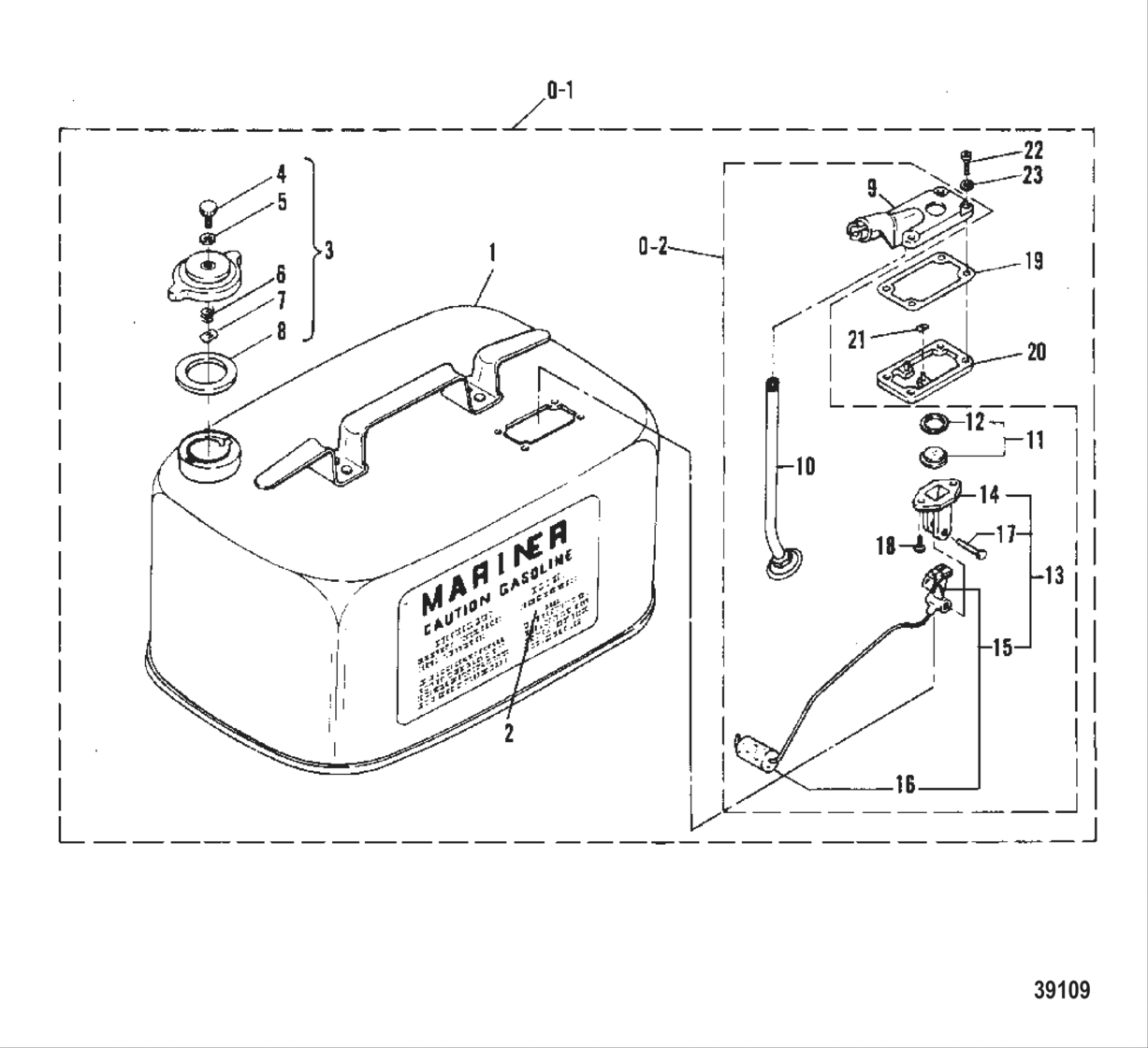 Fuel Tank Assembly (Not Original Equipment Tank)