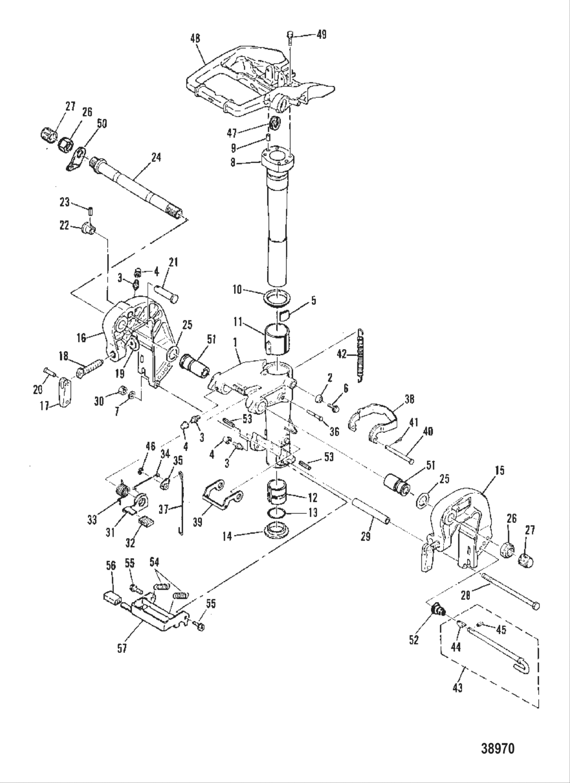 Clamp And Swivel Bracket/reverse Lock