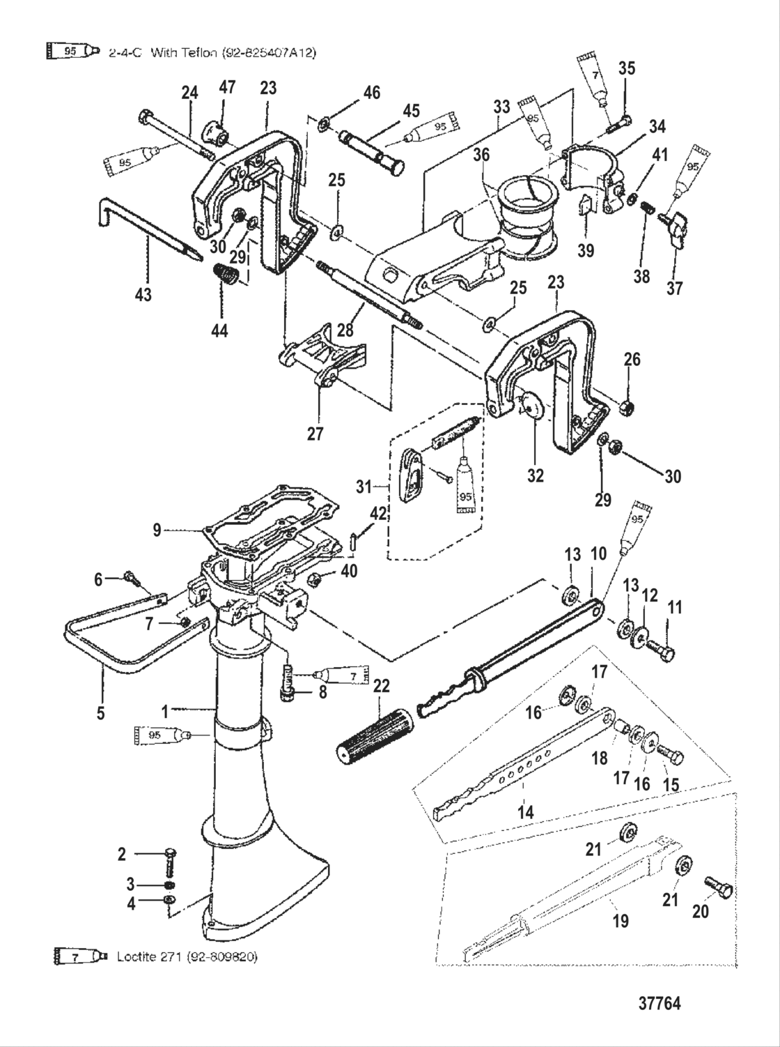 Driveshaft Housing And Clamp Brackets