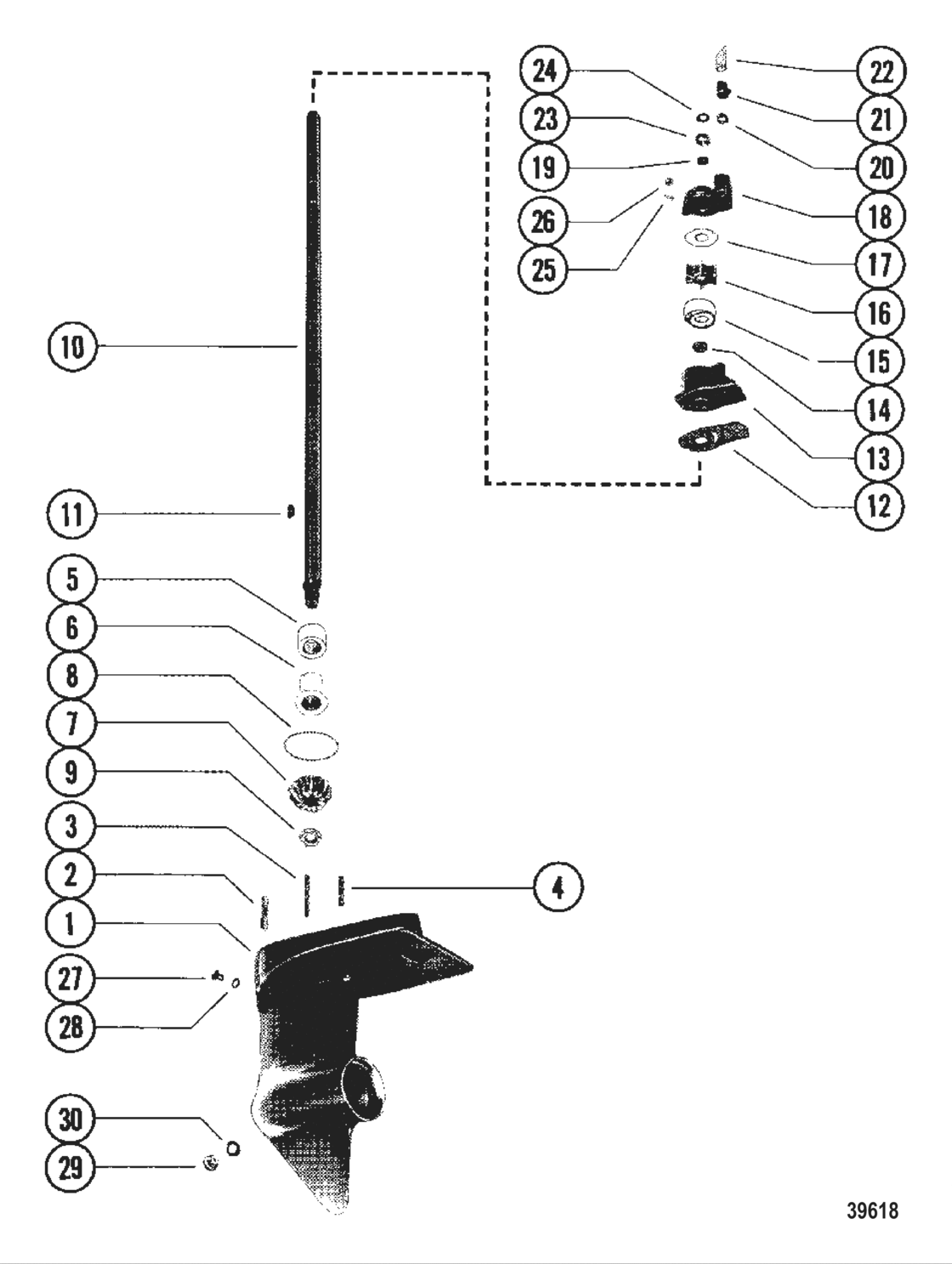 Gear Housing Assembly (Driveshaft)