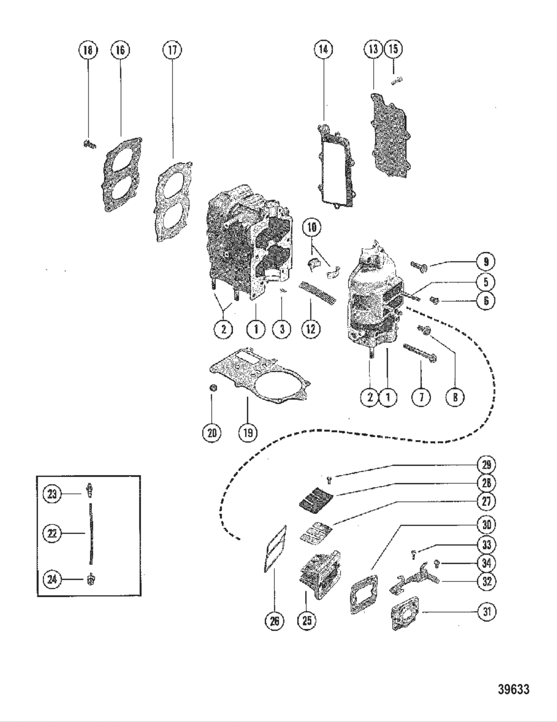 Cylinder Block And Crankcase Assembly